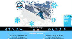 Desktop Screenshot of ecoledeski360.com